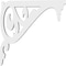 Ekena Millwork Carrillo Architectural Grade PVC Bracket, 5/8"W X 8"D X 8"H BKTP01X08X08CI - alternate 2